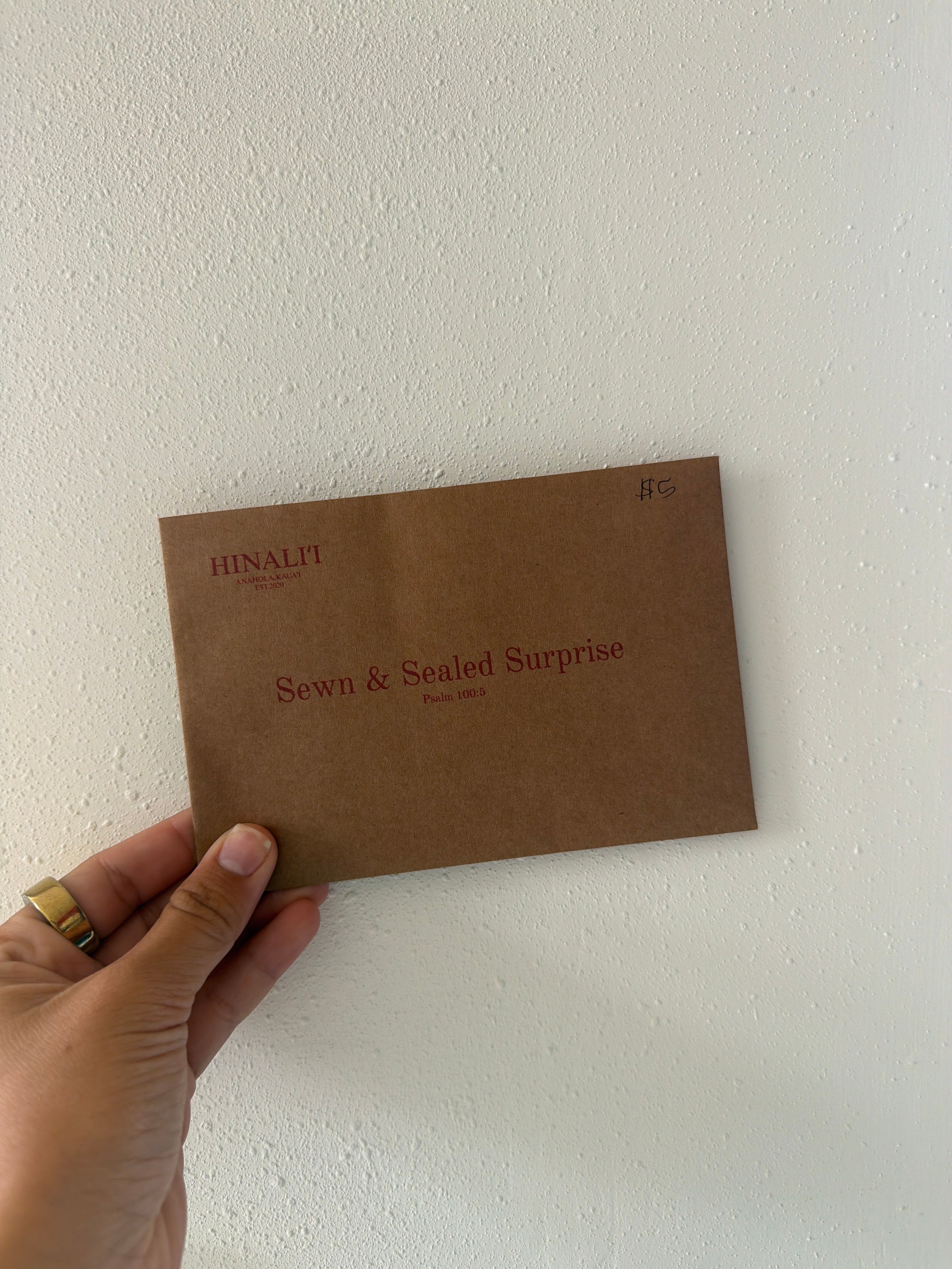 Sewn & Sealed Surprise