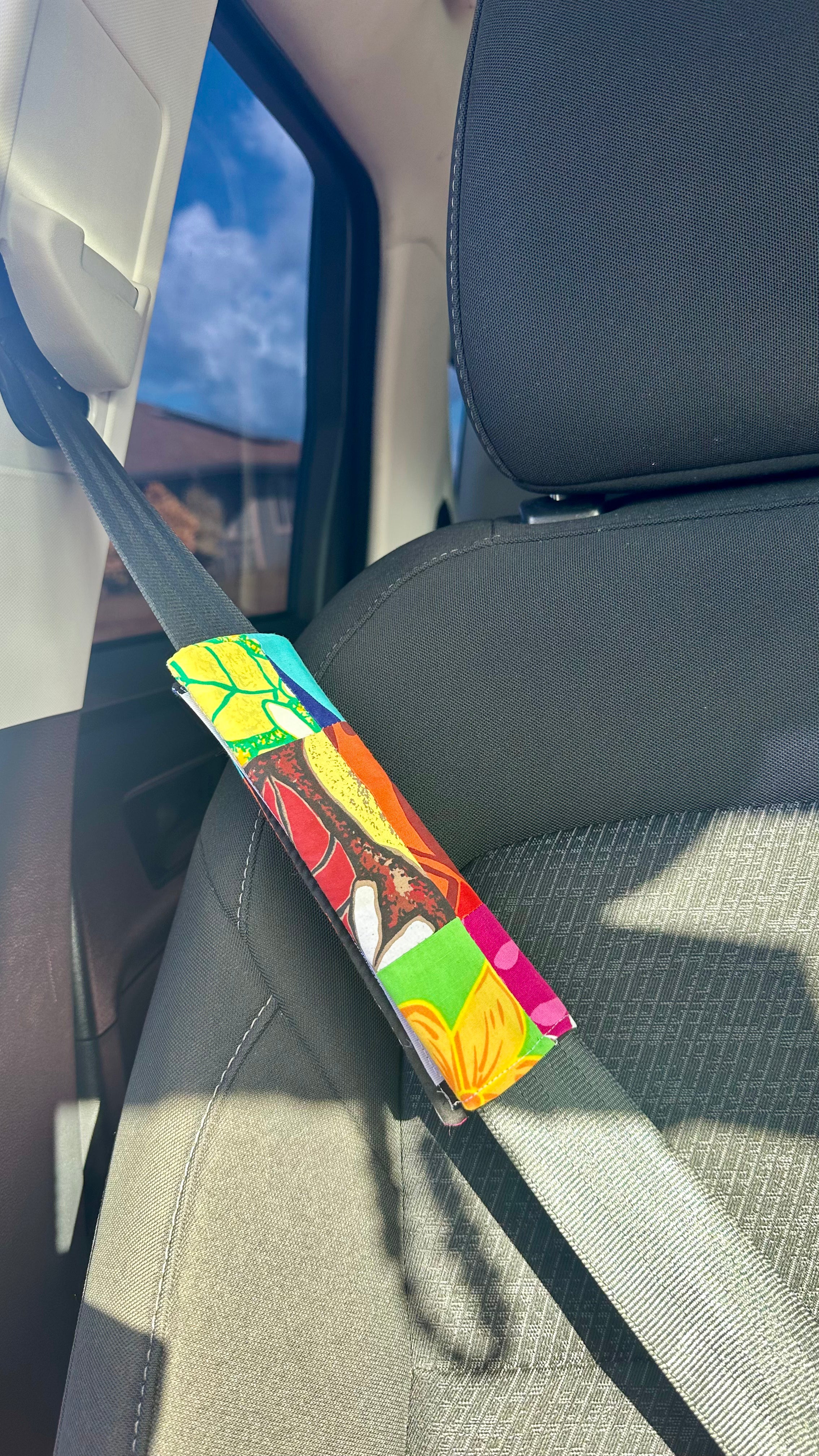 Patchwork Seatbelt Covers